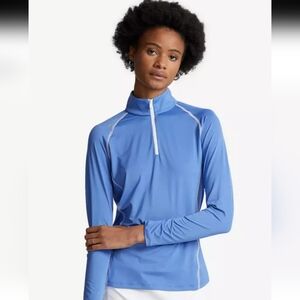 RLX Gold Jersey Quater-zip pullover PGA Tour. Size‎ S